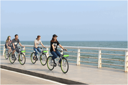 全国第一家专注旅游景区共享单车落地北戴河