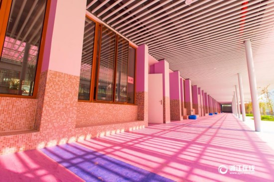 高颜值小清新 杭州一小学校园堪比童话世界(1