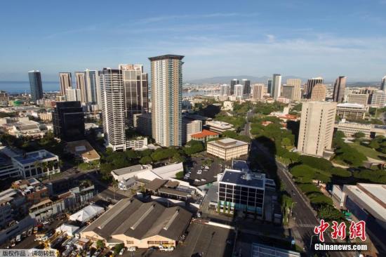 调查称中国出境游最喜夏威夷 消费能力居各国之首
