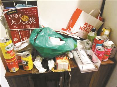 三游客被曝在日本住民宿乱扔垃圾