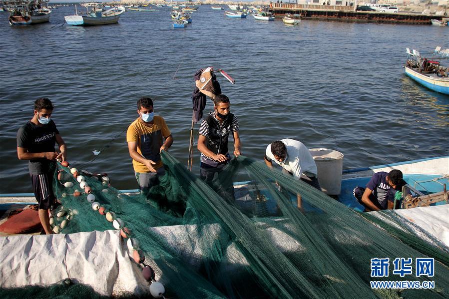 加沙：出海捕鱼
