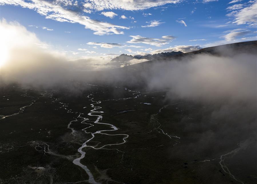 西藏：邦达草原的清晨
