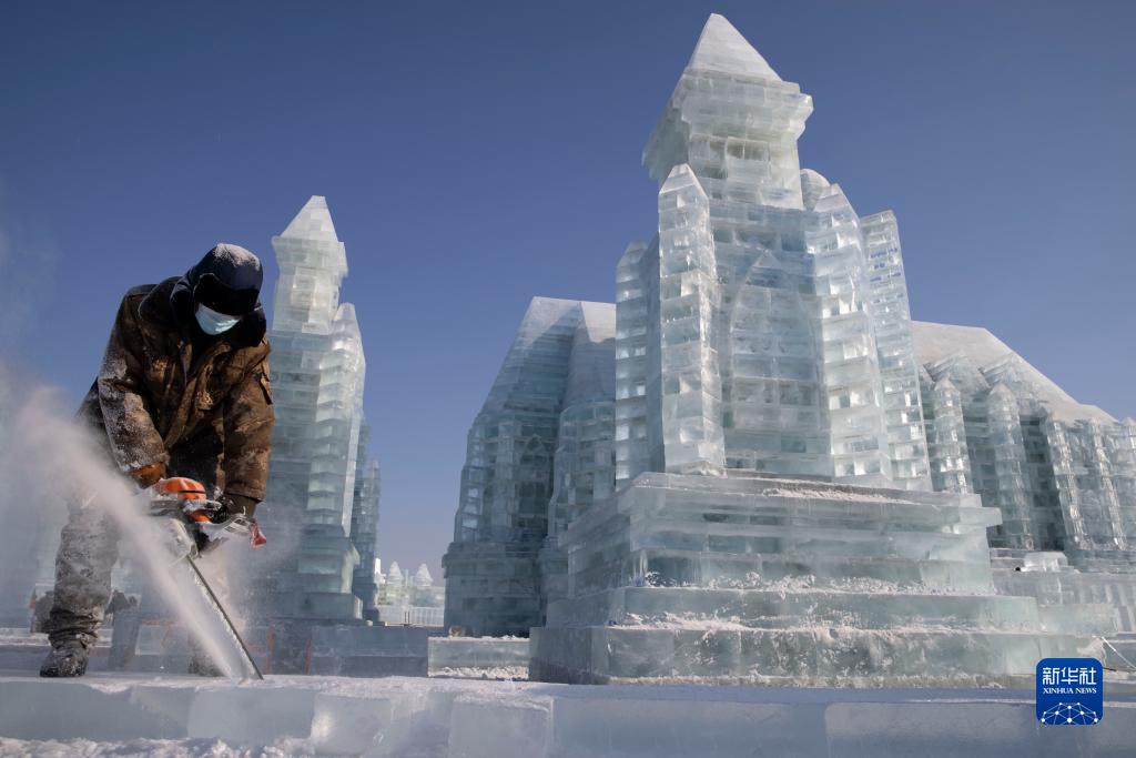 哈尔滨冰雪大世界即将开园迎客