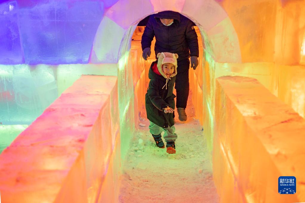 第四十八届哈尔滨冰灯艺术游园会免费迎客