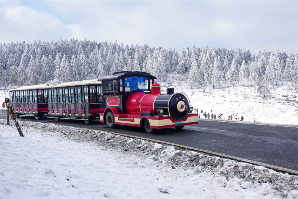 冰天雪地迎新年 武隆景区推出特色文旅“大餐”