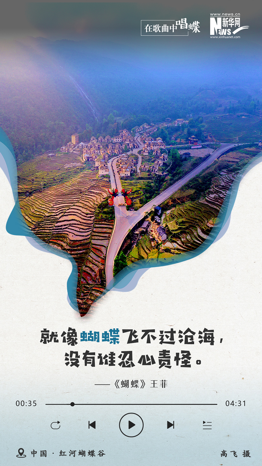 创意海报|在歌曲中唱蝶:蝶舞如诗 美景如歌 创意海报|在歌曲中唱蝶:蝶舞如诗 美景如歌