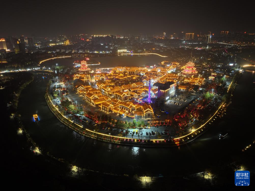 河北沧州:流光溢彩大运河畔